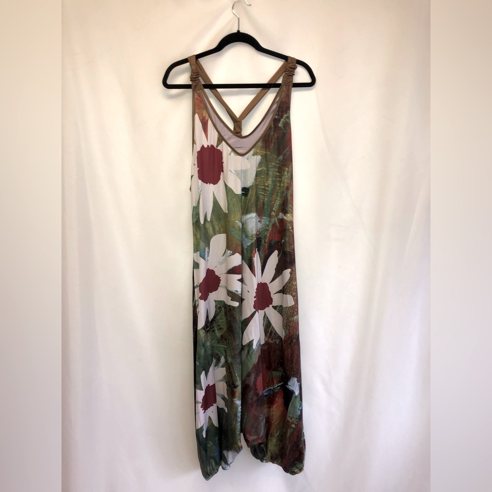 Floral, flowy jumpsuit
